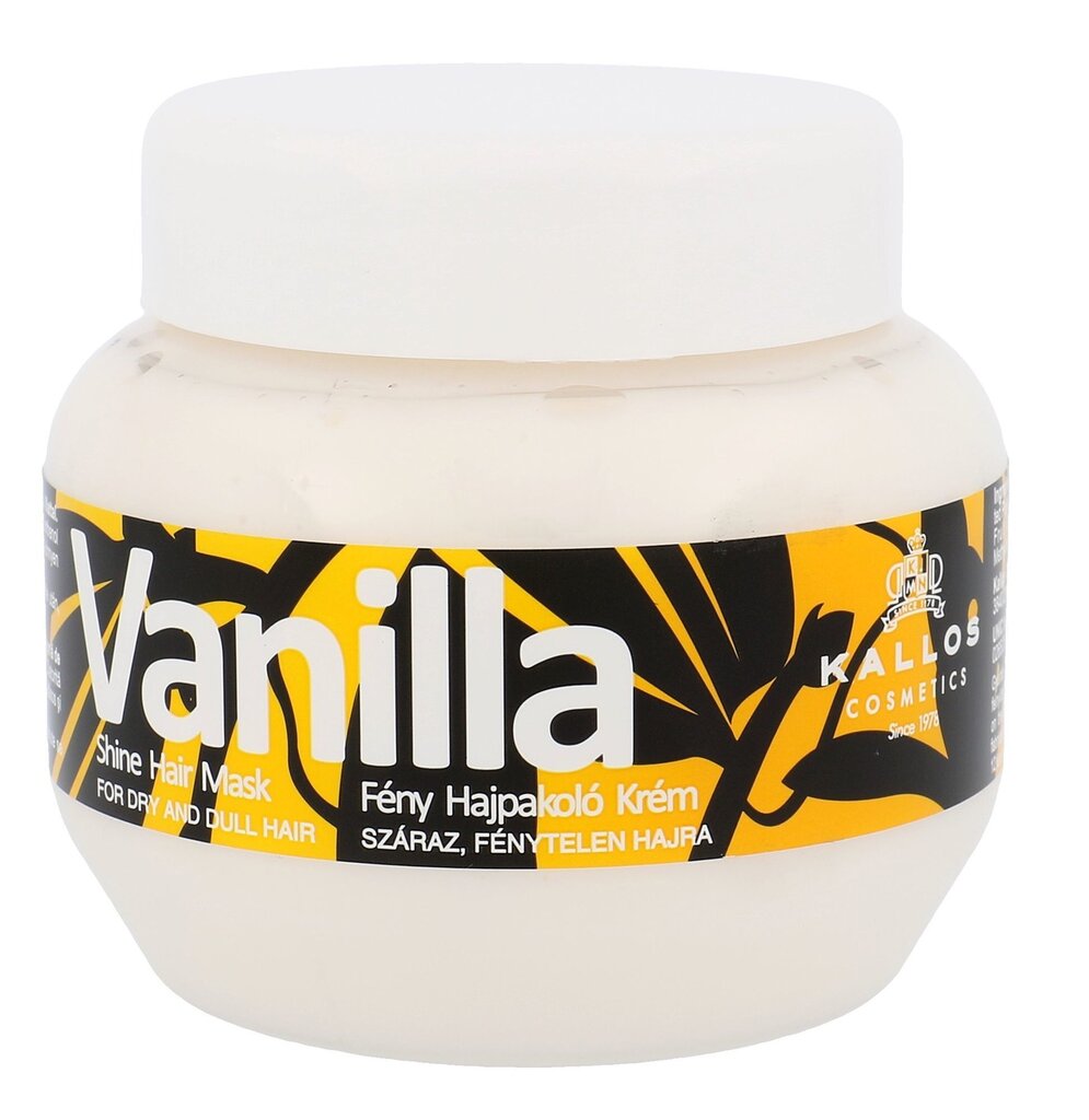 Matu maska Kallos Cosmetics Vanilla, 275 ml цена и информация | Matu uzlabošanai | 220.lv