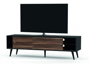 RETRO stila koka RTV skapis SONOROUS RTRA-180-BLK-VIC platums 180cm cena un informācija | TV galdiņi | 220.lv