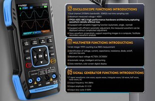 Osciloskopa multimetrs FNIRSI 2C23T cena un informācija | Rokas instrumenti | 220.lv