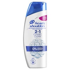 Шампунь против перхоти Head&Shoulders Classic Clean 2в1, 360 мл цена и информация | Шампуни | 220.lv