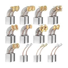 24 шт Шчоткі электрарухавіка Вугальныя шчоткі Электраінструмент Запасная частка для рамонту электраінструмента 12 розных памераў цена и информация | Принадлежности для пылесосов | 220.lv
