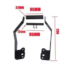 Paredzēts Bmw F850gs F 850 Gs F750gs F 750 Gs F850 Gs Motociklu piederumi Tālruņa GPS navigācijas plāksnes kronšteins Stūres pielāgošanas turētājs cena un informācija | Saimniecības plaukti | 220.lv