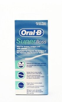 Зубная нить Oral-B Super Floss 50 м цена и информация | Зубные щетки, пасты | 220.lv