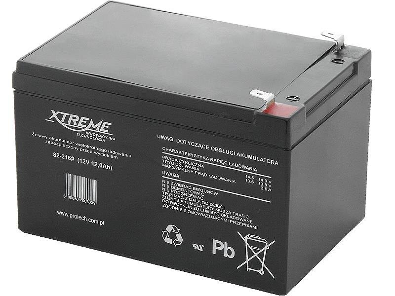Svina akumulators Xtreme AGM 12V 12.0Ah cena un informācija | Akumulatori | 220.lv