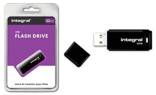 Integral 32GB USB2.0 DRIVE Black USB flash drive USB Type-A 2.0 цена и информация | USB накопители | 220.lv