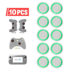 4PCS/10PCS Thumbstick roktura vāciņš Kursorsviras aizsargvāciņš Sony PlayStation Dualshock 3/4 PS3 PS4 PS5 XBOX ONE kontrolierim cena un informācija | Gaming aksesuāri | 220.lv