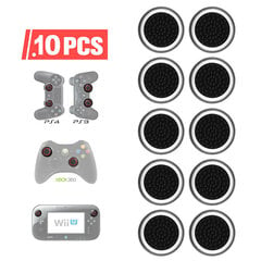 4PCS/10PCS Thumbstick roktura vāciņš Kursorsviras aizsargvāciņš Sony PlayStation Dualshock 3/4 PS3 PS4 PS5 XBOX ONE kontrolierim cena un informācija | Gaming aksesuāri | 220.lv