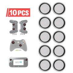 4PCS/10PCS Thumbstick roktura vāciņš Kursorsviras aizsargvāciņš Sony PlayStation Dualshock 3/4 PS3 PS4 PS5 XBOX ONE kontrolierim cena un informācija | Gaming aksesuāri | 220.lv