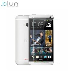 Blun Extreeme Shock 0.33mm / 2.5D Aizsargplēve-stikls HTC One M7 (EU Blister) cena un informācija | Ekrāna aizsargstikli | 220.lv