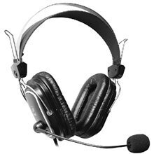 A4Tech HEADPHONE HS-50, Black cena un informācija | Austiņas | 220.lv