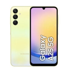 Samsung Galaxy A25 A256 6/128GB DS 5G Personality Yellow цена и информация | Мобильные телефоны | 220.lv