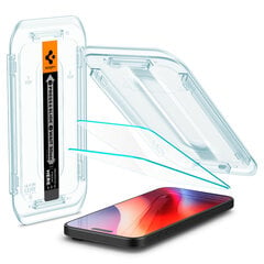 Spigen Glass tR EZ Fit 2 Pack, transparency - iPhone 16 Pro Max cena un informācija | Ekrāna aizsargstikli | 220.lv