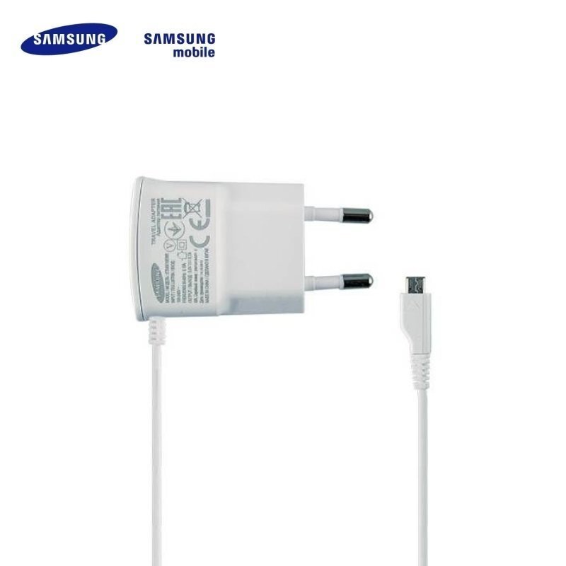 Oriģināls Samsung ETA0U10EWE microUSB 700 mAh tīkla lādētājs Balts cena un informācija | Lādētāji un adapteri | 220.lv