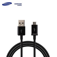 Samsung ECB-DU5ABE S6 Edge / Universāls Micro USB 2.0 Datu un Uzlādes Kabelis Melns (OEM) цена и информация | Кабели для телефонов | 220.lv