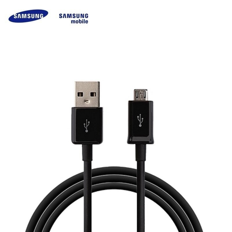 Samsung ECB-DU5ABE S6 Edge / Universāls Micro USB 2.0 Datu un Uzlādes Kabelis Melns (OEM) cena un informācija | Savienotājkabeļi | 220.lv