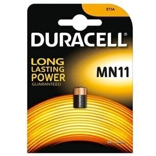 DURACELL MN 11 baterija blistera iepakojumā 1 gab. цена и информация | Baterijas | 220.lv