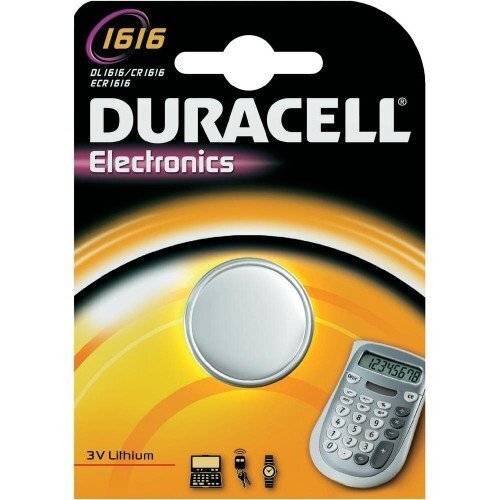 Duracell CR1616 Blistera iepakojumā 1gb. (DL2016 / BR2016) cena un informācija | Baterijas | 220.lv