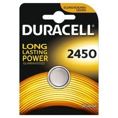 Батарейка Duracell DL2450 1 шт. цена и информация | Батарейки | 220.lv