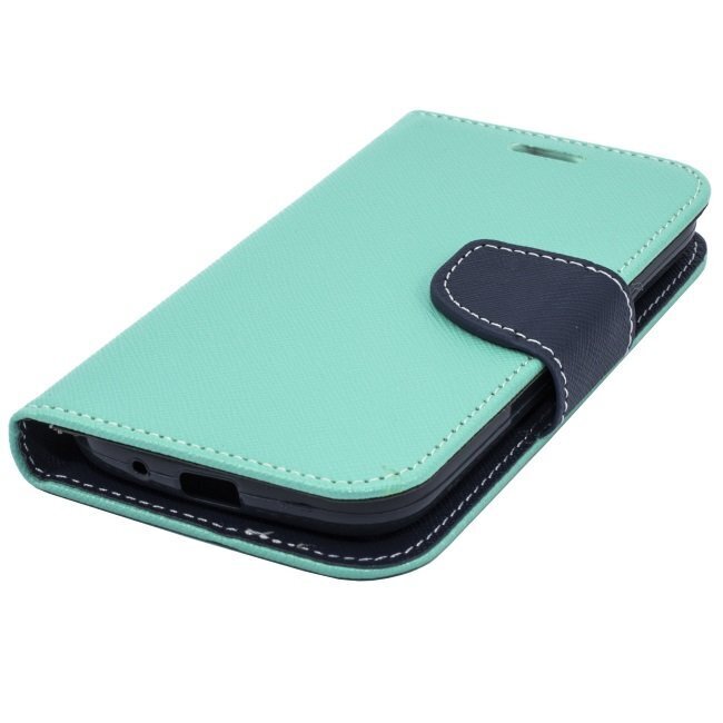 Telone Fancy Diary Book Case ar stendu Samsung G930F Galaxy S7 sāniski atverams Gaiši zils/Zils cena un informācija | Telefonu vāciņi, maciņi | 220.lv