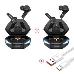 RUSAM GA33 Gamer Austiņas Zema latentuma Bluetooth austiņas TWS Bezvadu Bass Touch Control Austiņas HD trokšņu slāpēšanas austiņas цена и информация | Наушники | 220.lv