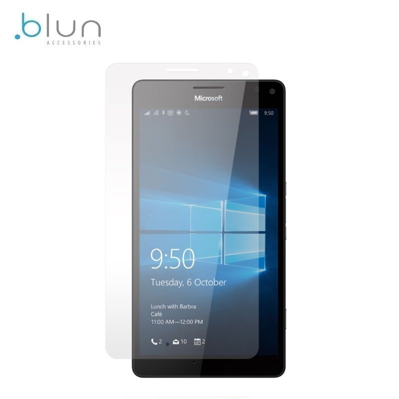 Blun Extreeme Shock 0.33mm / 2.5D Aizsargplēve-stiklss Microsoft 950 Lumia (EU Blister) cena un informācija | Ekrāna aizsargstikli | 220.lv