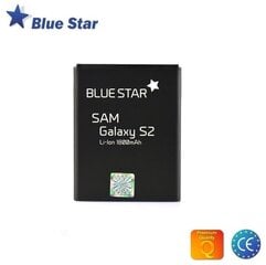 BlueStar Аккумулятор Samsung i9100 i9103 i9105 Galaxy S2 Li-Ion 1800 mAh Аналог EB-F1A2GBU цена и информация | Аккумуляторы для телефонов | 220.lv