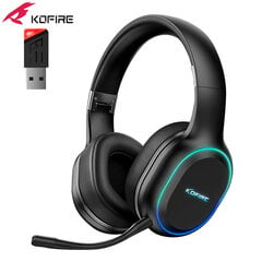 KOFIRE UG-05 2,4 GHz/Bluetooth bezvadu spēļu austiņas personālajam datoram, klēpjdatoram, PS5, PS4, Nintendo Switch, Dynamic EQ īpaši zems latentums цена и информация | Наушники | 220.lv