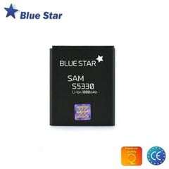 BlueStar Akumulators Samsung S5530 S3350 S7230 Li-Ion 1000 mAh Analogs EB424255VU цена и информация | Аккумуляторы для телефонов | 220.lv