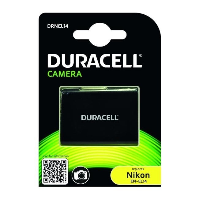 Duracell Premium Nikon EN-EL14 akumulatora Analogs priekš D3100 D3200 D5100 D5200 7.4V 1150 mAh цена и информация | Akumulatori fotokamerām | 220.lv