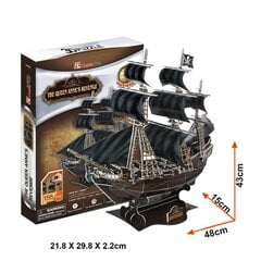 CUBICFUN 3D puzle laiva „Karaliene Anna“ цена и информация | Пазлы | 220.lv