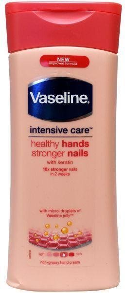 Vaseline Intensive Care Healthy Hands Stronger Nails roku krēms 200 ml cena un informācija | Ķermeņa krēmi, losjoni | 220.lv