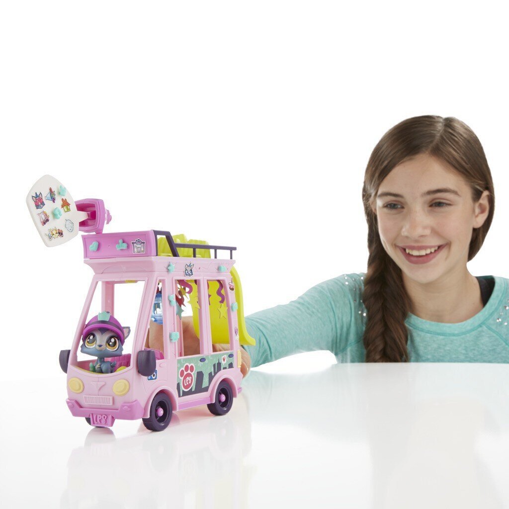 Mazo dzīvnieku autobuss - Hasbro Littlest Pet Shop, B3806EU4 cena un informācija | Rotaļlietas meitenēm | 220.lv