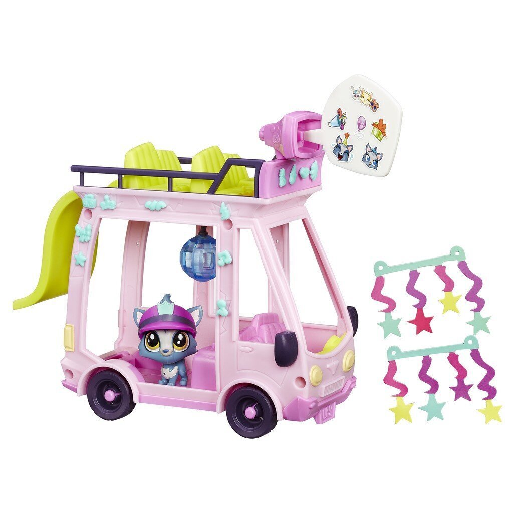 Mazo dzīvnieku autobuss - Hasbro Littlest Pet Shop, B3806EU4 cena un informācija | Rotaļlietas meitenēm | 220.lv