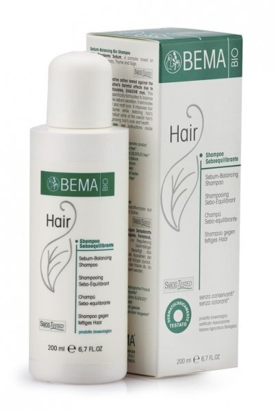 Šampūns taukainai galvas ādai un matiem Bema Bio Hair Sebum-Balancing, 200 ml цена и информация | Šampūni | 220.lv