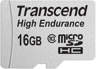 Transcend MicroSDHC 16 GB Class 10 U1 (TS16GUSDHC10V) цена и информация | Карты памяти для фотоаппаратов | 220.lv