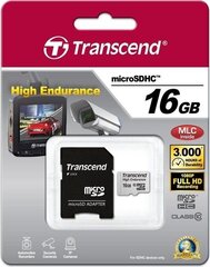 Transcend MicroSDHC 16 GB Class 10 U1 (TS16GUSDHC10V) cena un informācija | Atmiņas kartes fotokamerām | 220.lv