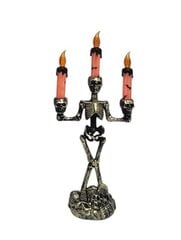 LED Helovīna svece "CANDELABOR SKELETONS" cena un informācija | Svētku dekorācijas | 220.lv