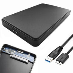 Корпус для HDD/SSD Perfee, 2.5'' USB 3.0 SATA цена и информация | Жёсткие диски | 220.lv