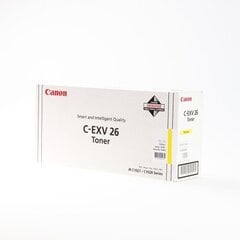 Canon CEXV26 краска желтая цена и информация | Картриджи для лазерных принтеров | 220.lv