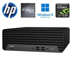 HP 805 G6 SFF Ryzen 5 PRO 4650G 8GB 1TB SSD M.2 NVME GT1030 2GB DVD WIN11Pro cena un informācija | Stacionārie datori | 220.lv