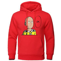 (Sred 6)One Punch Vīriešu kapuces Saitama Sensei Japāna Anime Vīriešu Džemperi Rudens Ziemas Topi Ikdienas treniņtērps Silti Vīriešu Puloveri SHRY цена и информация | Мужские свитера | 220.lv