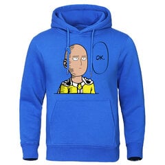 (Zilie 6) One Punch Vīriešu kapuces Saitama Sensei Japāna Anime Vīriešu džemperi Rudens ziemas topi Ikdienas treniņtērps silts vīriešu pulovers SHRY цена и информация | Мужские свитера | 220.lv