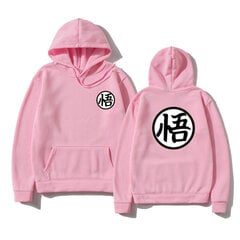 (SPink)Japāņu anime vīriešu sieviešu džemperis ar kapuci Daudzkrāsu jauka multfilma ar Goku apdruku Harajuku Hoodie džemperis Poleron Hombre SHRY цена и информация | Мужские свитера | 220.lv