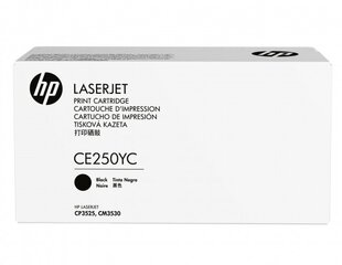 Kasetne lāzerprinterim HP No.504 (CE250Y), melna, 5000 lpp. cena un informācija | Kārtridži lāzerprinteriem | 220.lv
