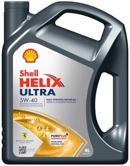 Shell Helix Ultra 5W40 motoreļļa, 4L cena un informācija | Motoreļļas | 220.lv