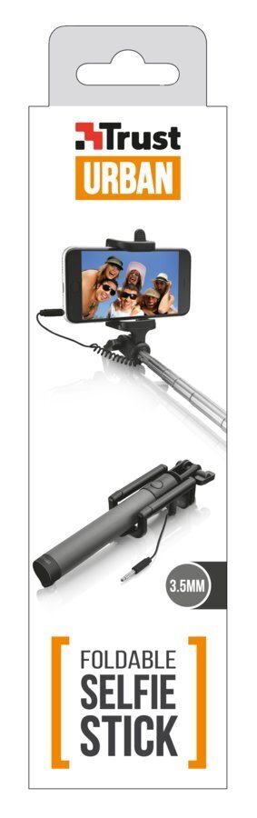 Trust Urban Black (25 - 80 cm) cena un informācija | Selfie Sticks | 220.lv