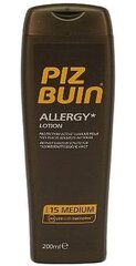 PIZ BUIN Allergy Sun Sensitive Skin Lotion aizsardzības krēms 200 ml цена и информация | Кремы от загара | 220.lv