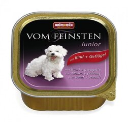 Animonda Vom Feinsten с говядиной и птицей, 150 г цена и информация | Консервы для собак | 220.lv