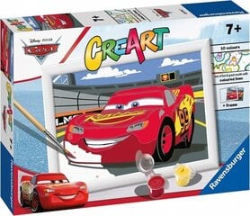 CreArt gleznošanas komplekts - Disney Cars Lightning Mcqueen cena un informācija | Modelēšanas un zīmēšanas piederumi | 220.lv