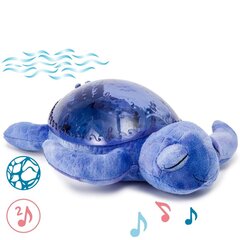 Nakts lampa ar gaismas projekciju un melodijām Bruņurupucis purpurs Tranquil Turtle Aqua Ocean, Cloud B 008434 цена и информация | Игрушки для малышей | 220.lv